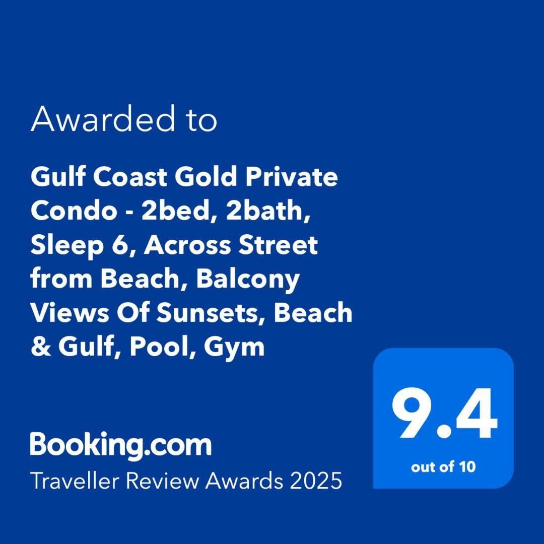 Gulf Coast Gold Private Condo - 2Bed, 2Bath, Sleep 6, Across Street From Beach, Balcony Views Of Sunsets, Beach & Gulf, Pool, Gym St. Pete Beach Exteriör bild